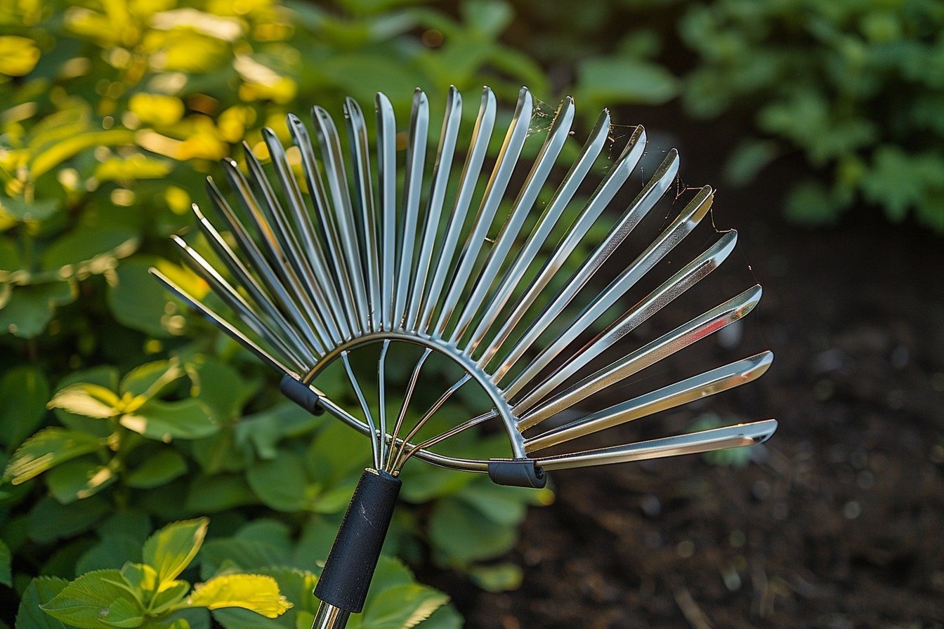 Comment choisir le bon râteau éventail ajustable en métal ? Jardinage le mag