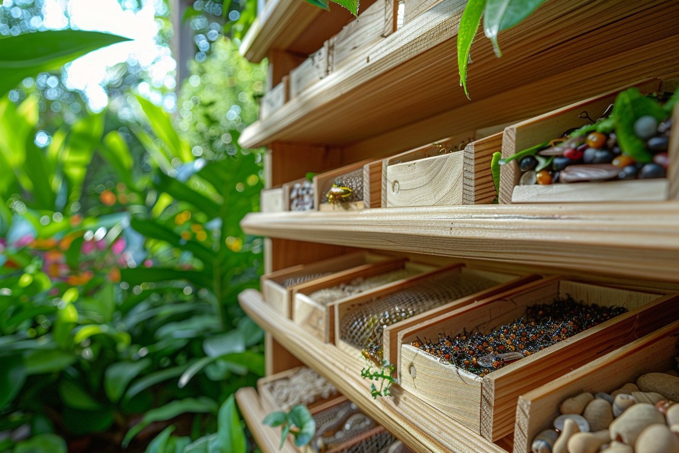 Des abris et des refuges pour favoriser la biodiversité des insectes